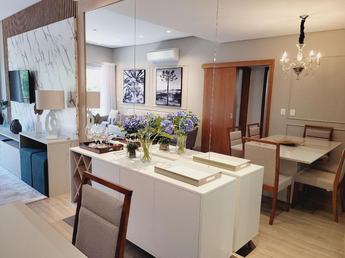 Apto 103 B,2, Proximo A Museus E Restaurantes, Condominio Com Piscina Aquecida. Gramado Eksteriør bilde